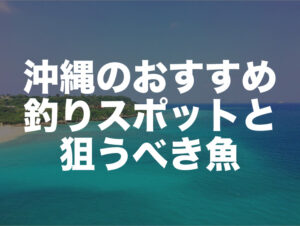 沖縄の釣り情報|旅行者、初心者おすすめの手ぶらOK 本格船釣りまで!