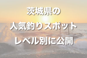 茨城県の釣り場人気スポット!初心者向けから本格ルアー釣りまで紹介!