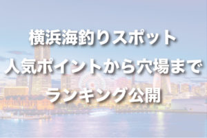 横浜海釣りスポット!人気ポイントから穴場までランキング公開!