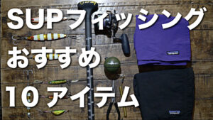 SUPフィッシングに欠かせない10個のお気に入りアイテム