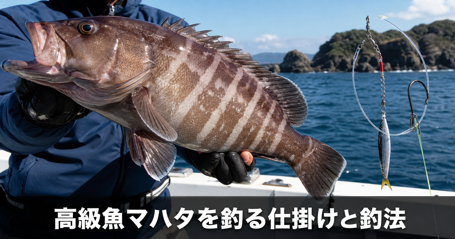 マハタの釣り方と仕掛け|高級魚を狙うタックルと釣法のポイント