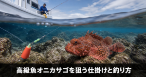 オニカサゴの釣り方と仕掛け|高級魚を船釣りで狙うための基礎知識