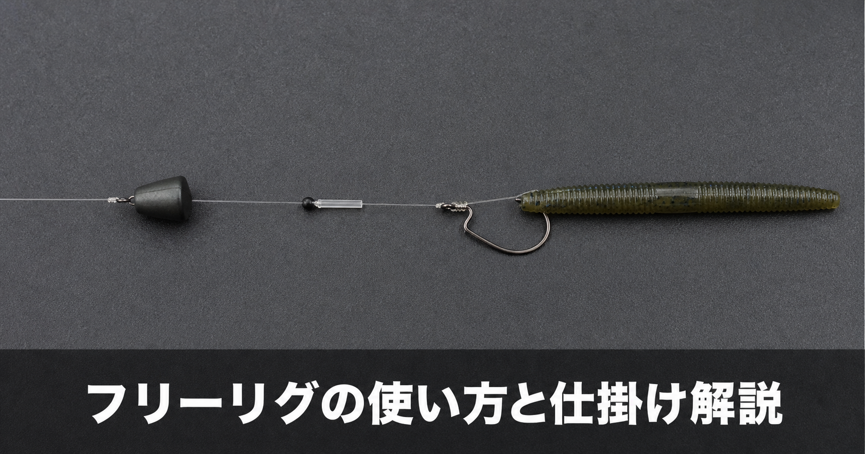 フリーリグの使い方と仕掛け|基本のセッティングから実釣アクションまで