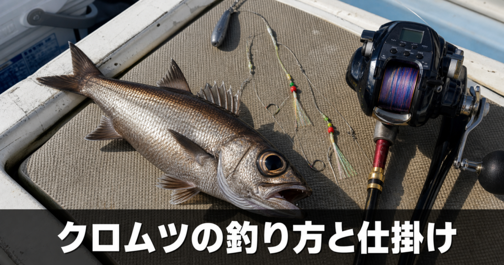 クロムツの釣り方と仕掛け｜中深場狙いの基本タックルと誘い方のコツ