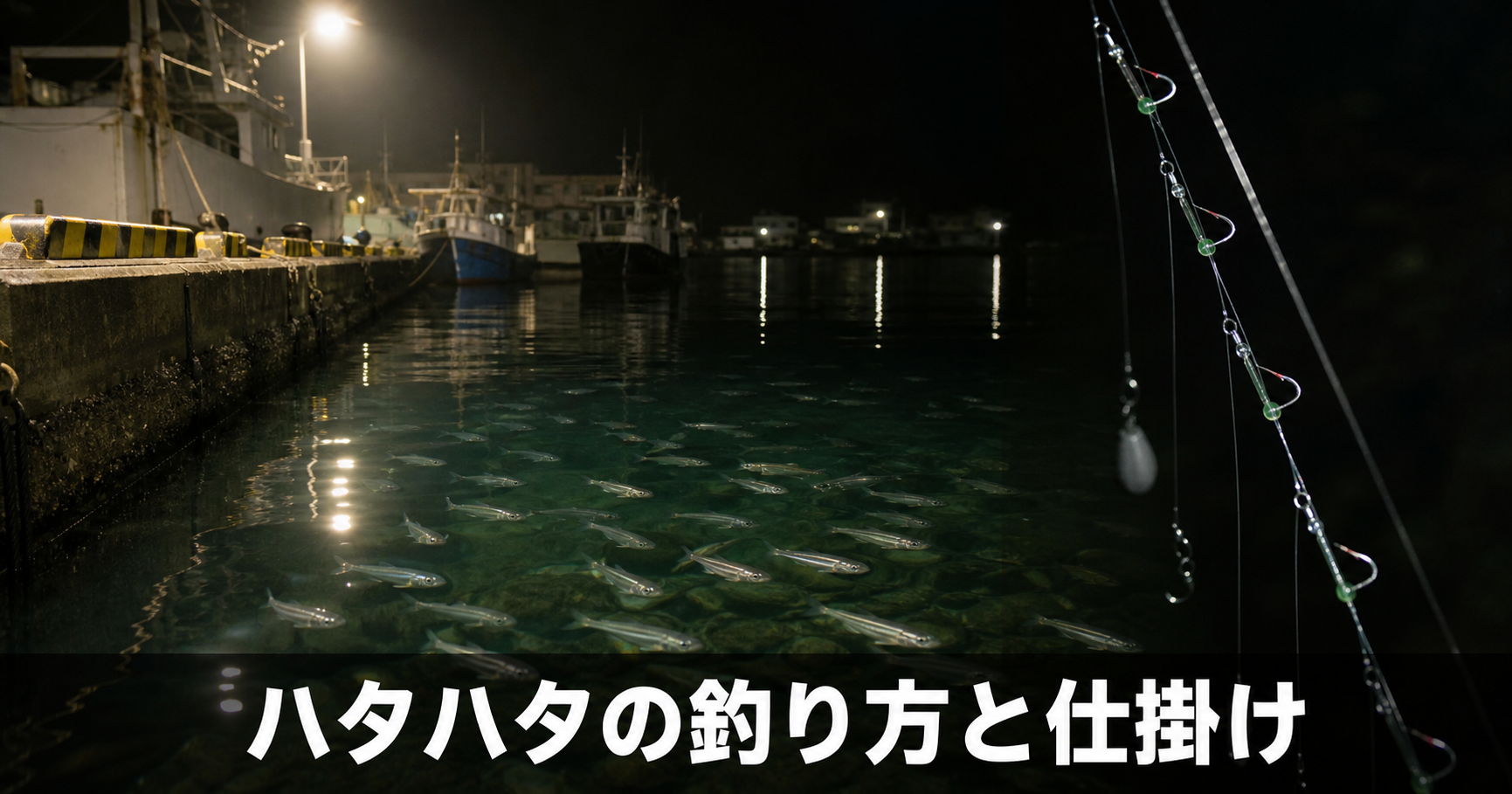 ハタハタの釣り方と仕掛け|産卵期の夜釣りで狙うシーズン攻略法