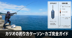 ケーソン・カゴ釣りでカツオを狙う基本と仕掛けの選び方