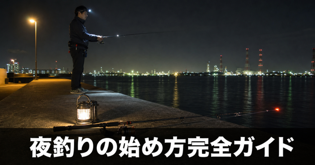 夜釣りの始め方と必要な装備 - 安全第一で楽しむための準備ガイド