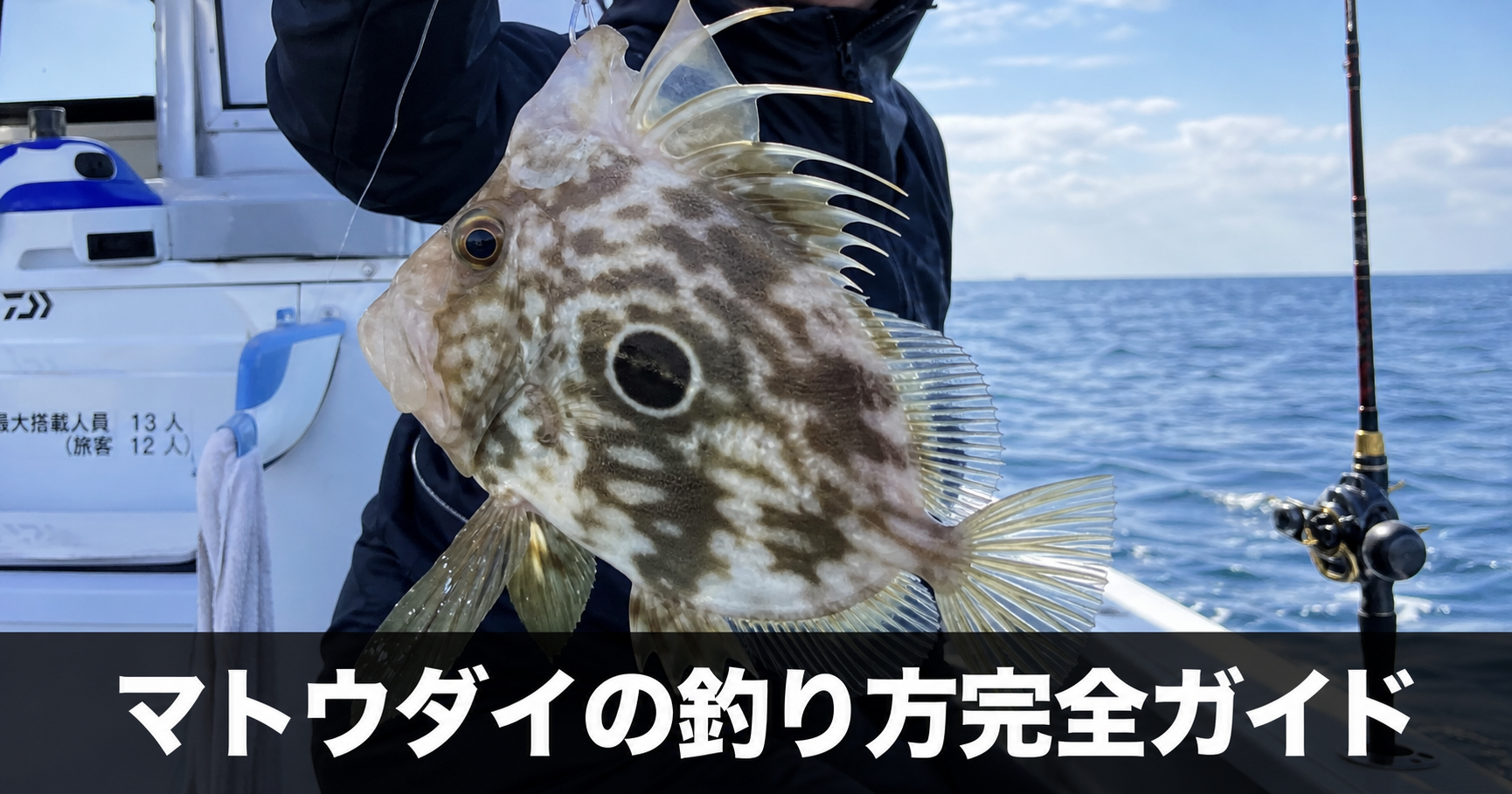 マトウダイの釣り方と仕掛け｜浅場接岸期を狙った実践的な攻略法