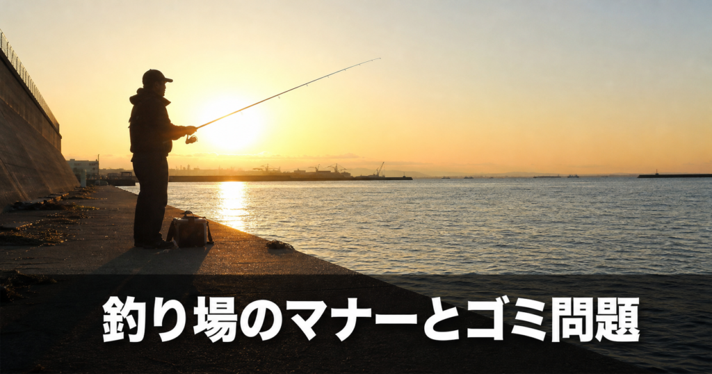 釣り場のマナーとゴミ問題｜釣り禁止を増やさないために私たちができること